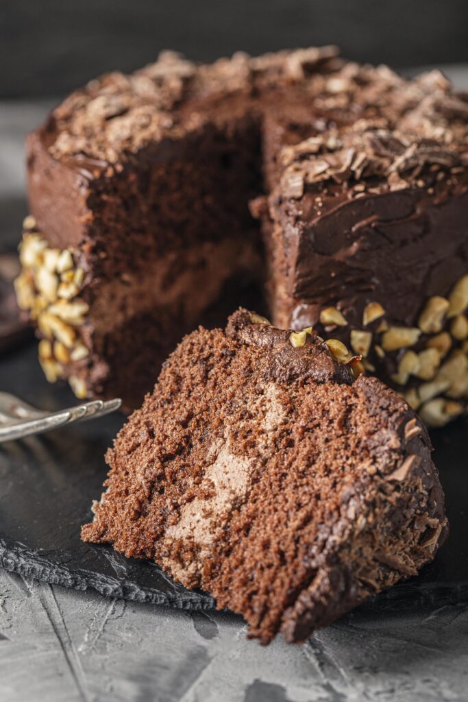 No Bake Chocolate Biscuit Cake