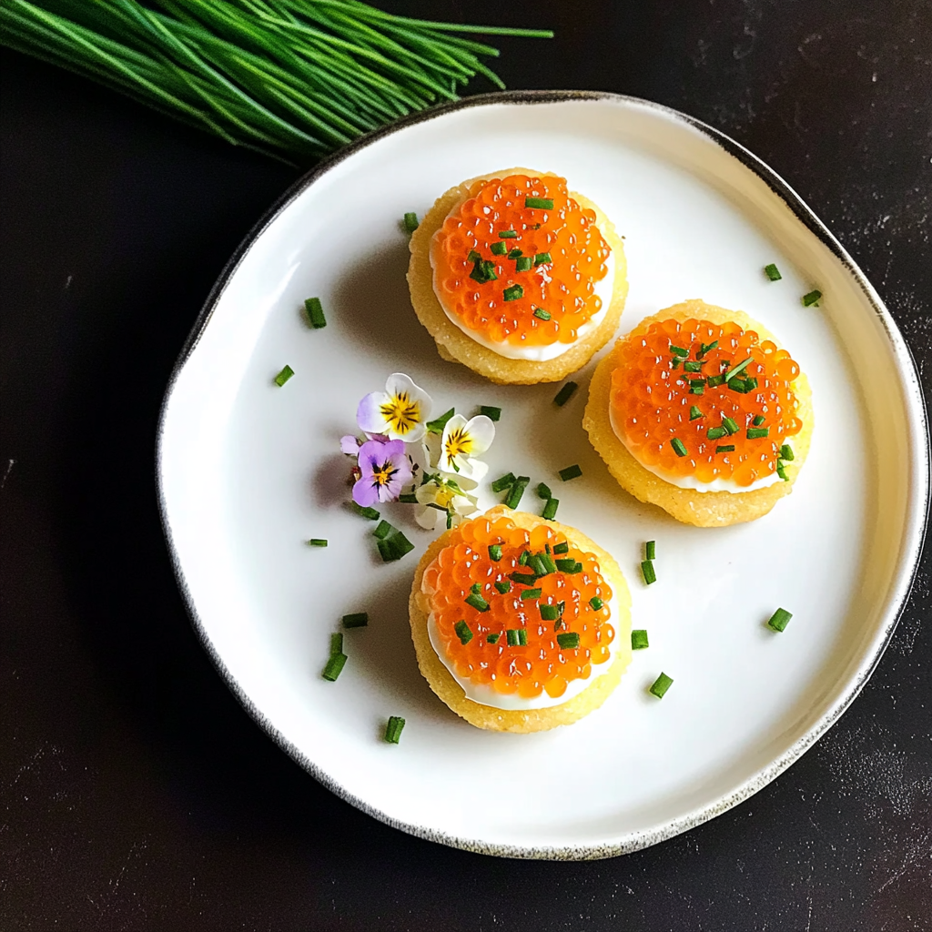 Crumpets with Caviar