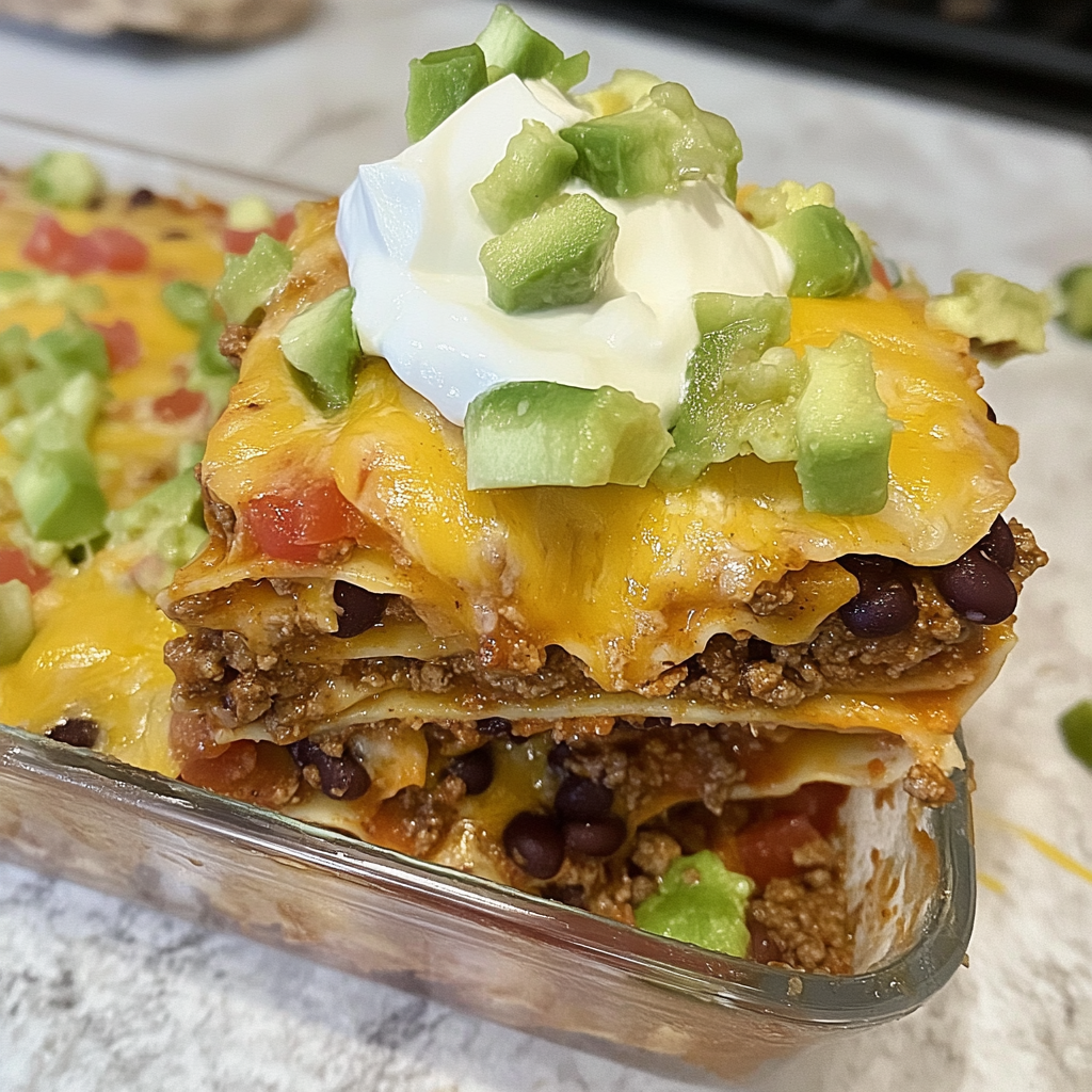 Easy Taco Lasagna