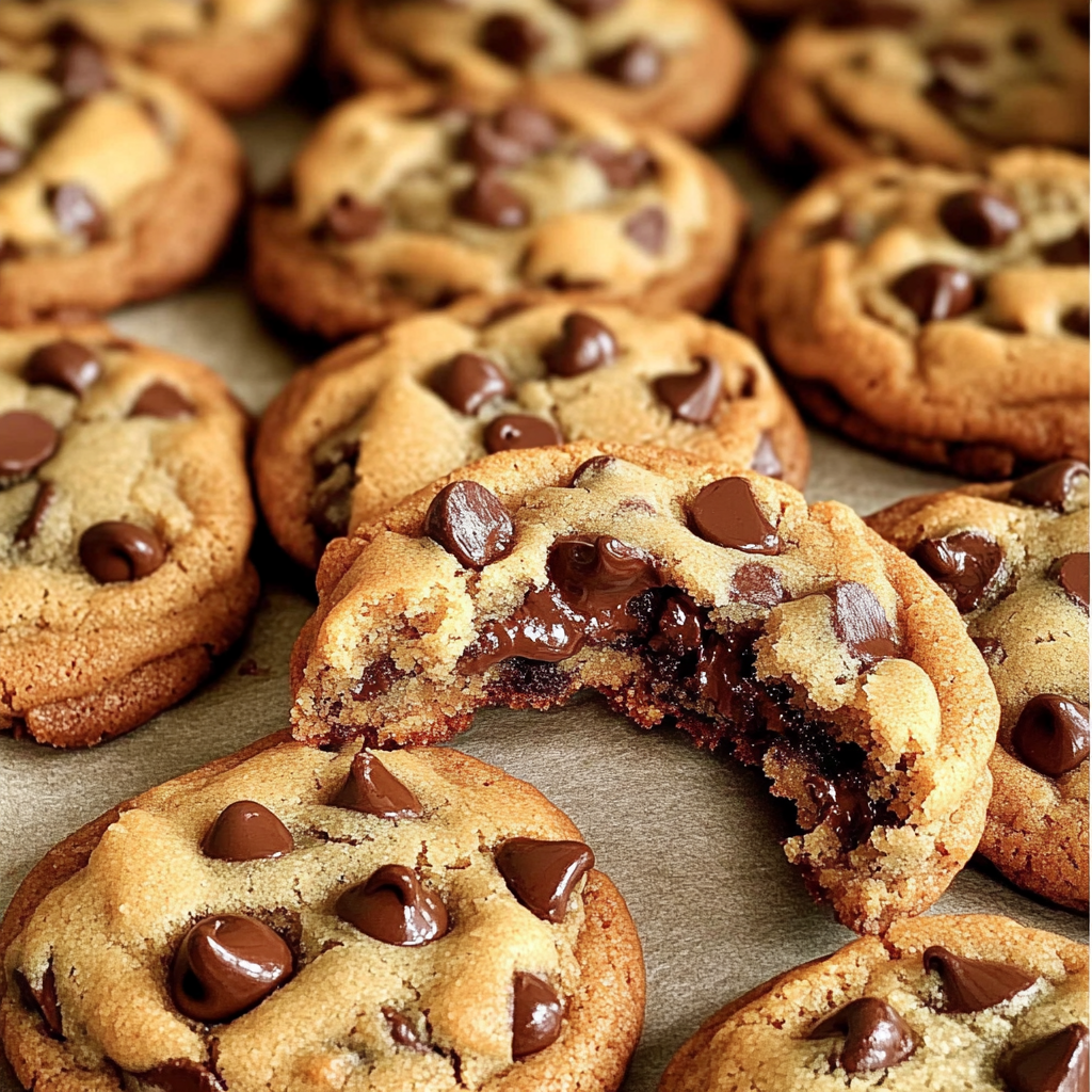 Melty Chocolate Chip Cookies