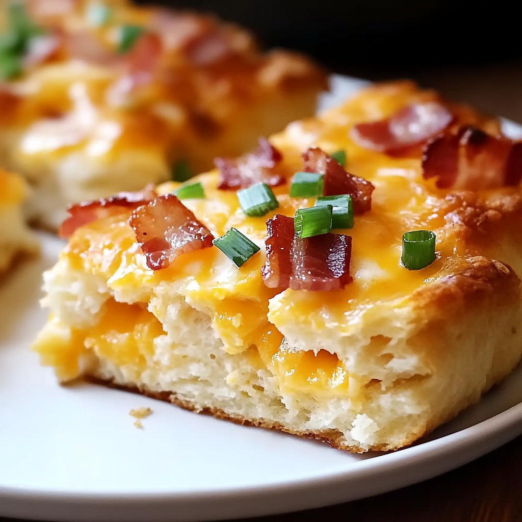 Bacon Egg and Cheese Biscuit Bake